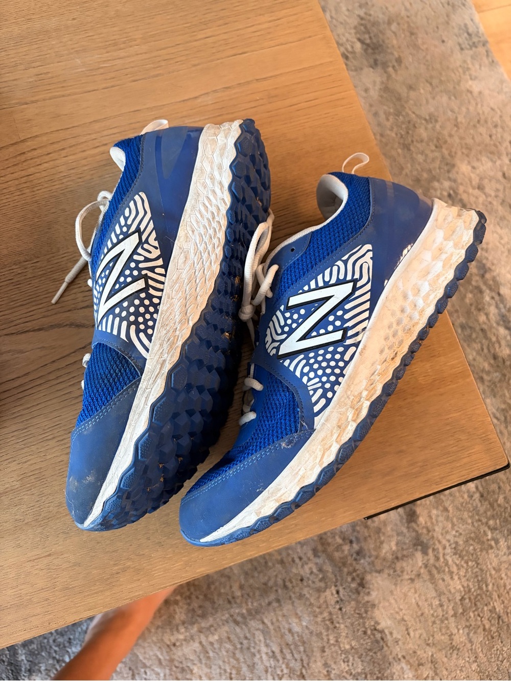 New Balance Men's Royal Blue turf cleats